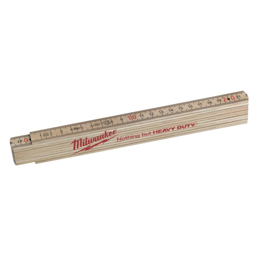 Milwaukee Tenký drevený skladací meter – 2 m