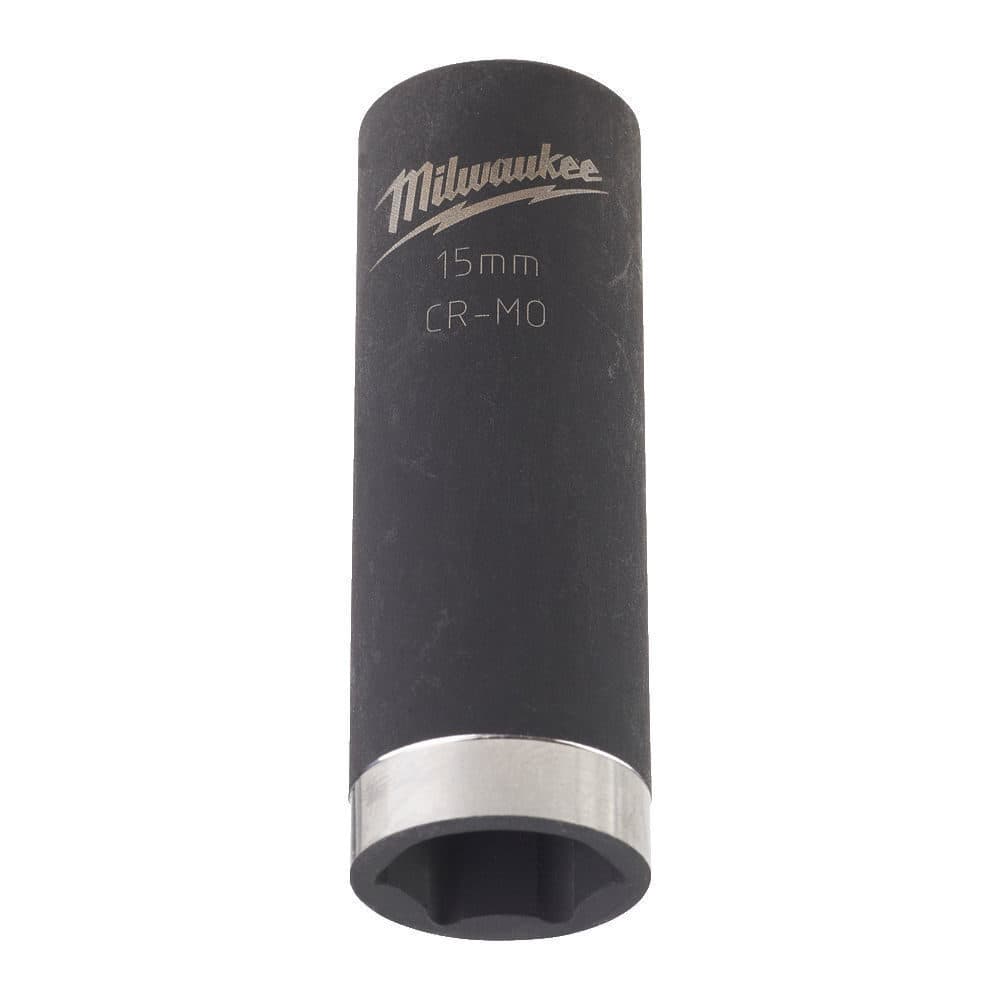 Milwaukee 3/8 Nástrčný kľúč Shockwave, Hex 15 - dlhý