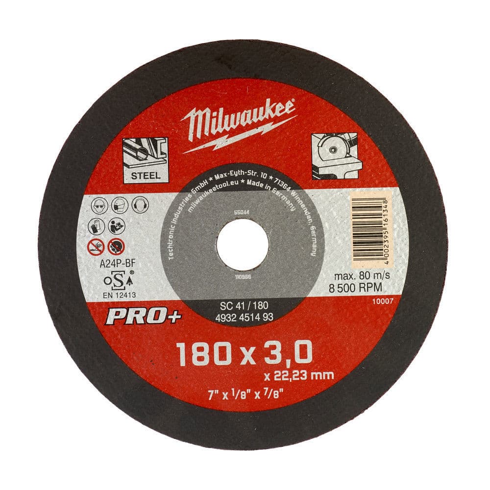 Milwaukee CutWSC 41/180 × 3 PRO+ Cutting Wheel - 1 pc(s)
