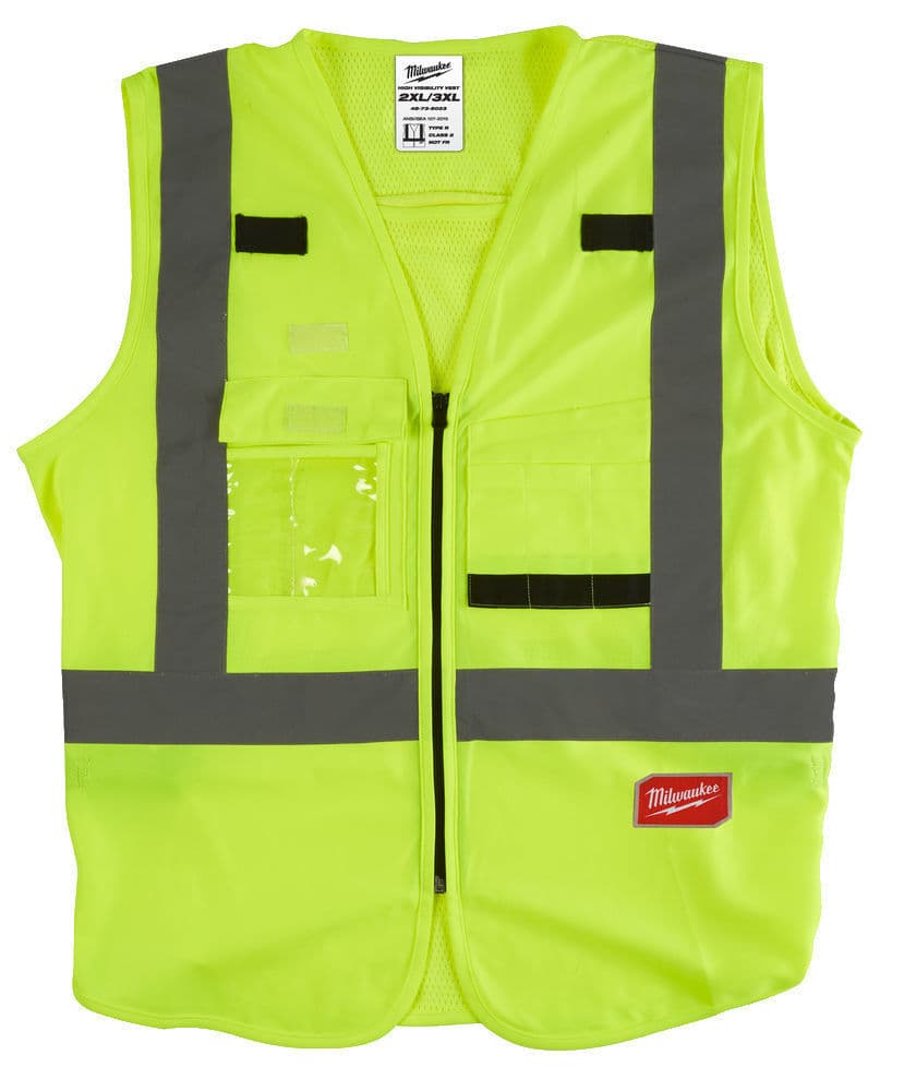 Milwaukee Vysokoviditeľná reflexná vesta žltá L/XL