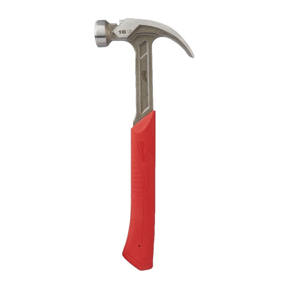 Milwaukee Steel Carpentry Curved Hammer with Tear Jaws 450g