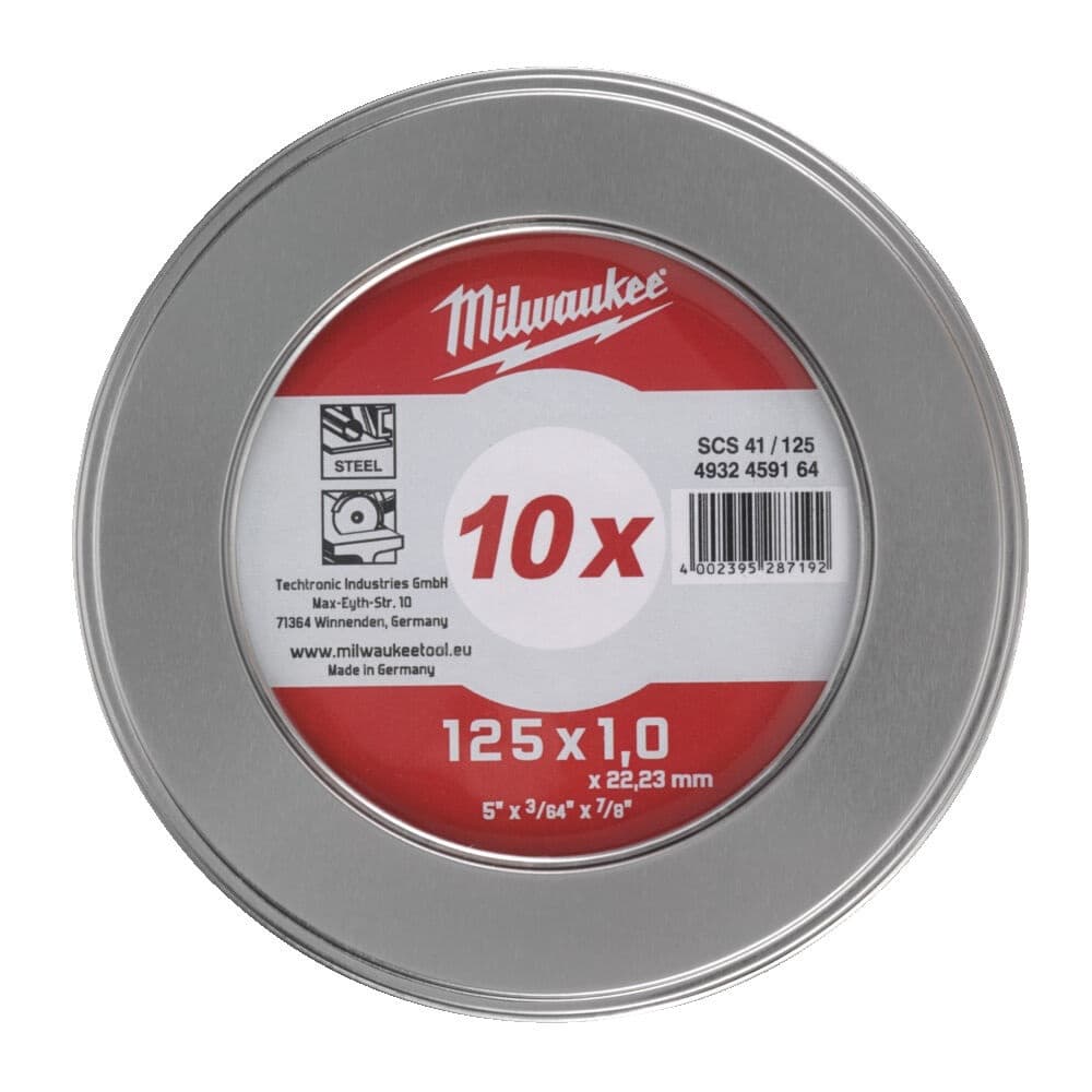Milwaukee Cut.W Pro+ SCS41 125x1,0mm MetalBox-10ks