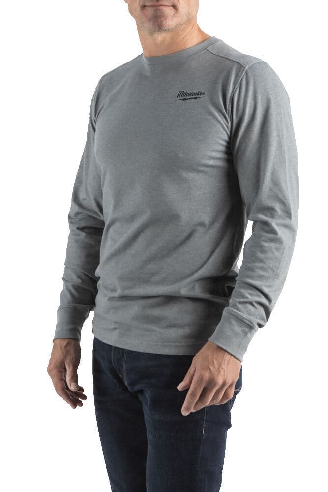 Milwaukee Hybrid tričko dlhý rukáv HT LS GR - šedé veľ.XL