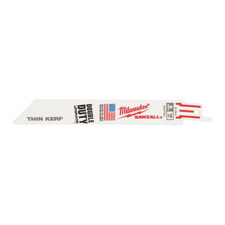 Milwaukee Pílové plátky THIN KERF 150mm x 24Tpi (5 ks)