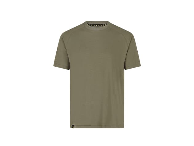 Tričko s krátkym rukávom Oak pánske veľ.L khaki