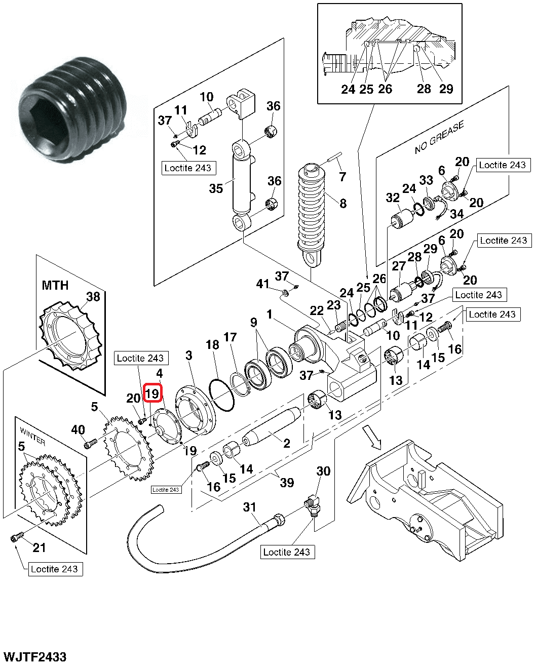 Prispôsobovacia skrutka 22M7186
