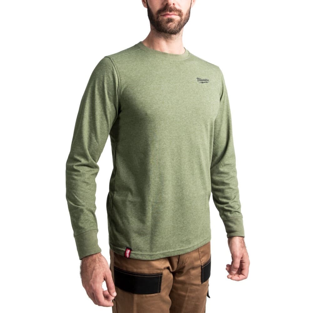 Milwaukee Hybrid tričko dlhý rukáv HT LS GN - zelené veľ.XXL