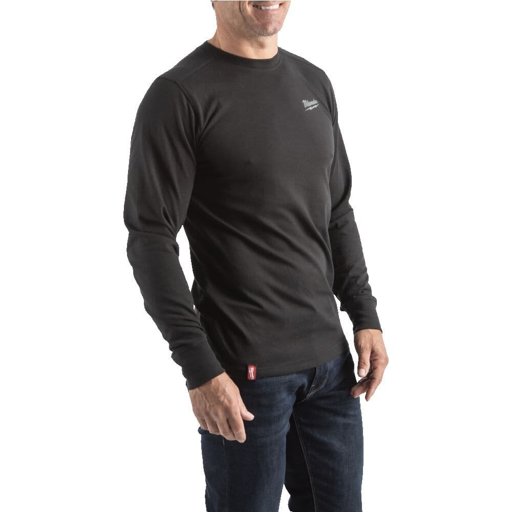 Milwaukee Hybrid Long Sleeve T-Shirt HT LS BL - Black M